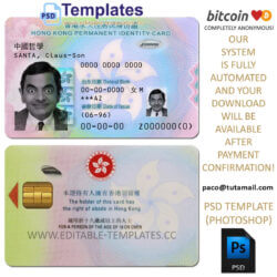 hong kong ,china driver license template,editable in photoshop.psd fake template,pay by bitcoin,paypal or card