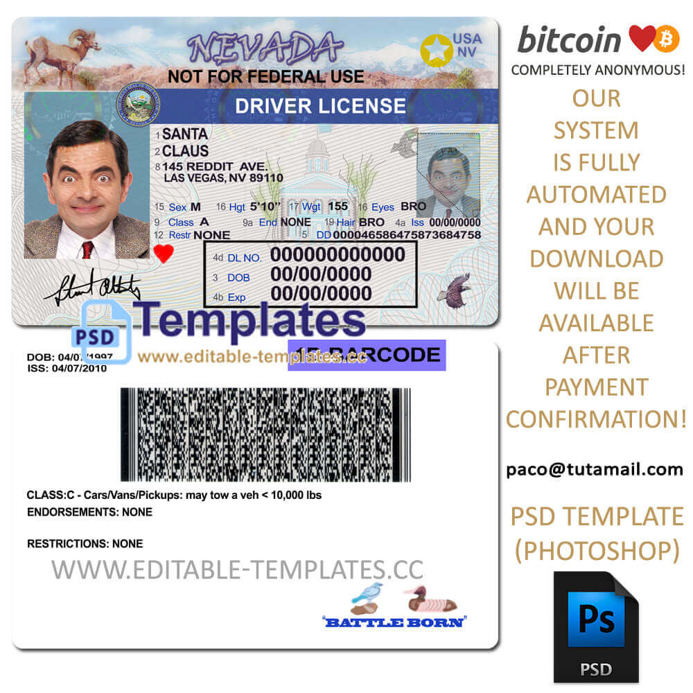 editable-nevada-drivers-license-template-ubicaciondepersonas-cdmx-gob-mx