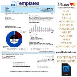 texas aes bill template,editable in photoshop.psd fake template,pay by bitcoin,paypal or card
