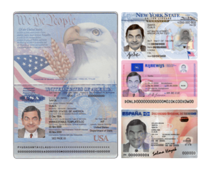 PSD Templates | Passport, Driver License, ID, Utility bill