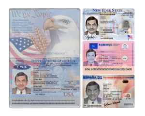 PSD Templates | Passport, Driver License, ID, Utility bill